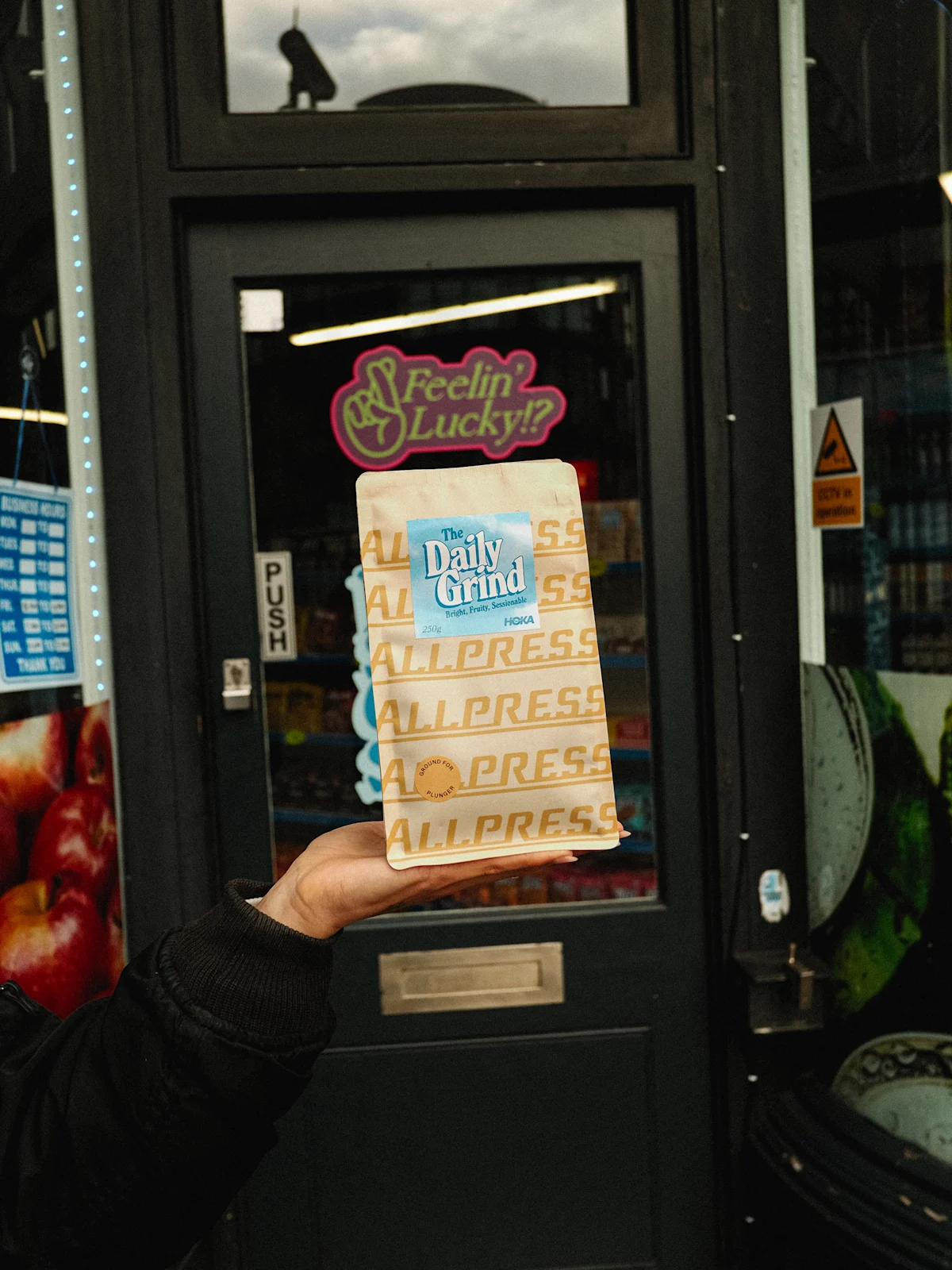 HOKA x Allpress Daily Grind 